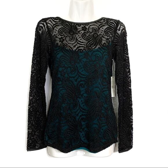 Tart Collection Adara Lace Layered Top Small - Picture 3 of 8